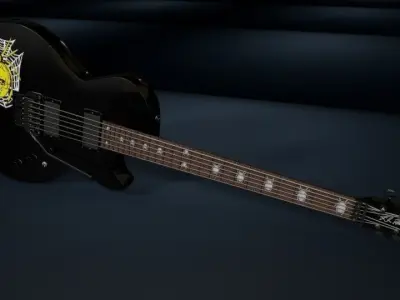 Kirk Hammett ESP KH-3 SpiderSkull 3D model
