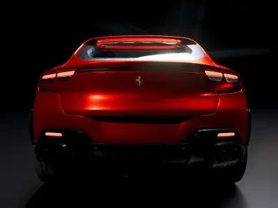 Ferrari Purosangue 2023 3D 3D model