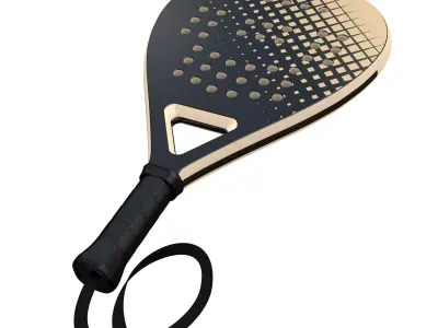 Padel Tennis Racket 3D model