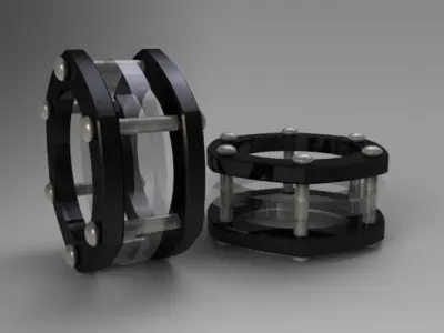ring design No06 Low-poly 3D model