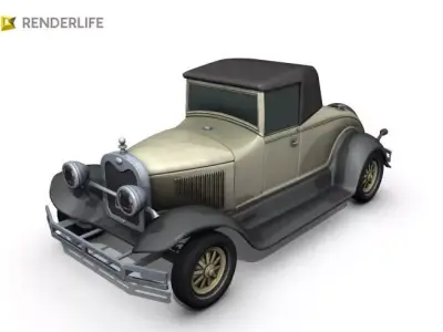 Car roadster 3D model
