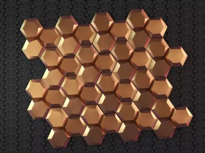 3D WALL PANEL  collection 2 of14 3D print model