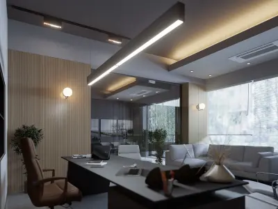 My Modern OFFICE 3D model