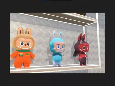 Labubu Collection 3D model