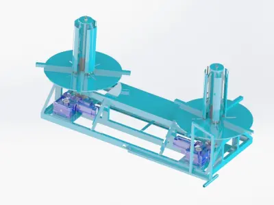 Horizontal decoiler 3D print model