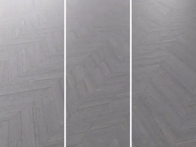  Parquet Oak Portland Wildwood set 1 3D model