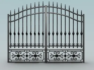 Big wrought iron collection 3D model
