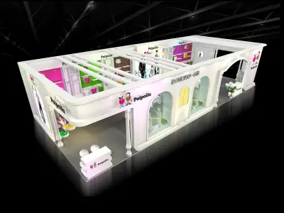 Exhibition - Area - 19X8-3DMAX2009-06 3D model