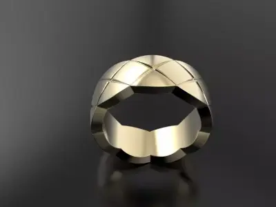 Chanel ring 3D print model