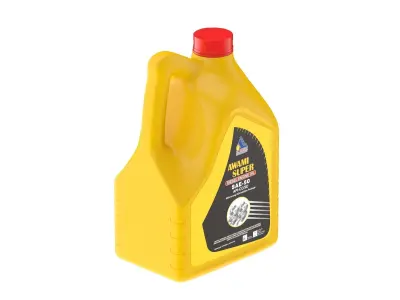 Mobil 1 Super 2000 X1 10W-40 Engine Oil 3D model