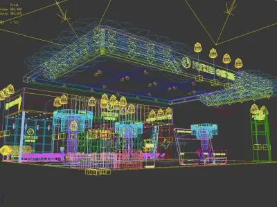 Exhibition - Area - 18X18-3DMAX2009-03 3D model