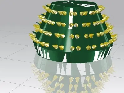 Designed Cactus Free 3D model
