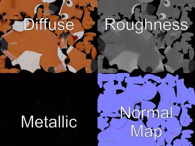 Rudolf Inflatable Reindeer model pack Low-poly 3D model