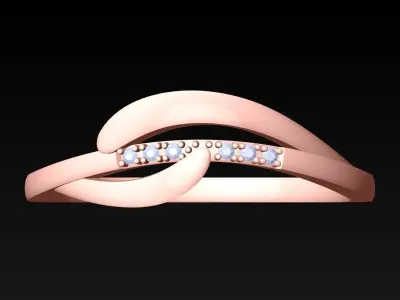 Diamond Ring - Womens Rings - N420337 Free 3D print model