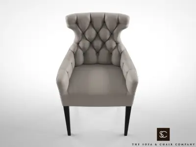 The Sofa and Chair Company Guinea dining chair 3D model