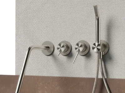 Collection Faucet Bathroom Mina Low-poly 3D model