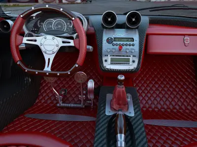 Pagani Zonda F 3D model