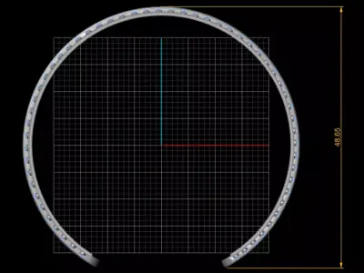 Luxury Arabic Script Bangle  3D Print  Model 3D print model