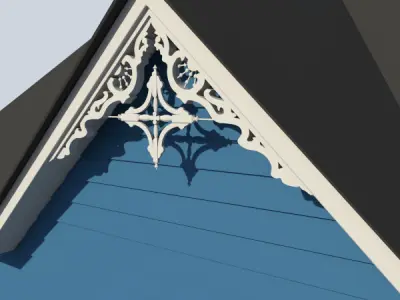 Gable Decoration 3 3D model