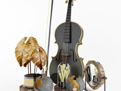 Decorative Set 01 3D model