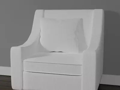 Gray Arm Chair 3D model