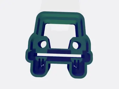 SET 10 KEYCHAINS 3D print models train car 3D print model