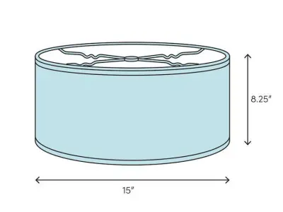 Kruse Metal Drum Lamp Shade  Free 3D model
