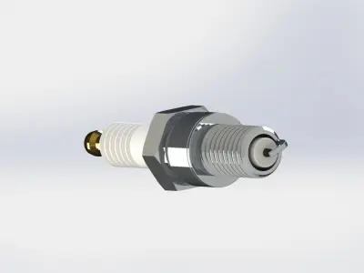 Spark plug 3D print model