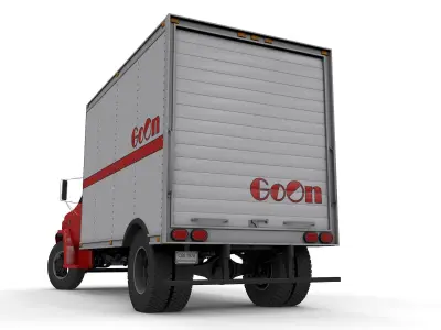 Chevy C60 1978 Box Truck 3D model