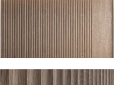 Wood panels set7 3D model