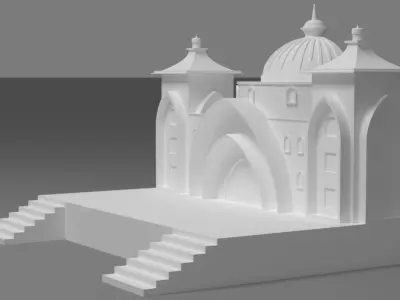 Indian Stage 3D model