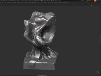 Modern Abstract Decorative sculpture 3d print model 3D print model 2