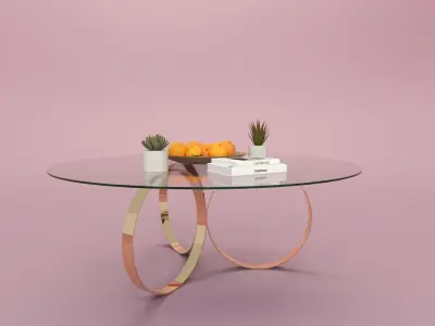 THE RING COFFEE TABLE Free 3D model