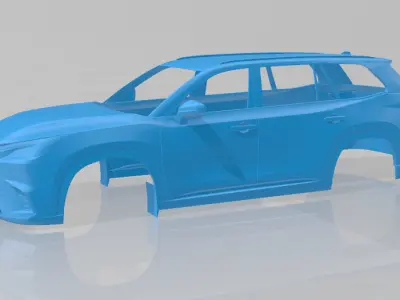 Lexus TX 350h 2024 - Body Car STL Model 3D print model