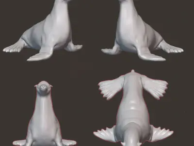 Otarie 3D model