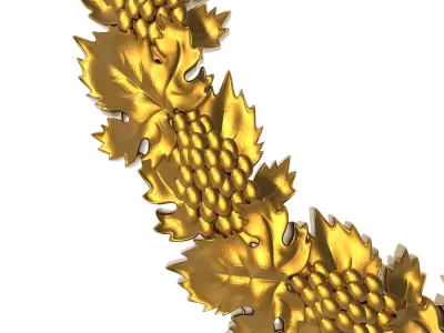 carved frame 3D model 54