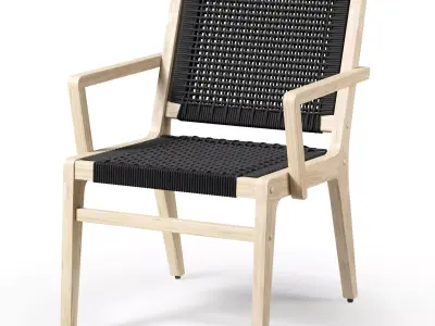 OVE Quinn II Dining 5 pieces Chair 3D model