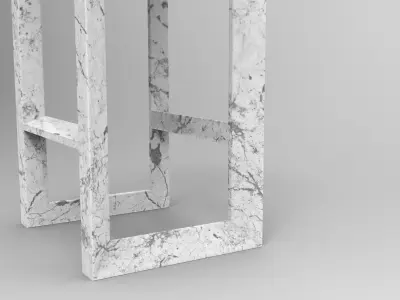 Kegro Table Low-poly 3D model