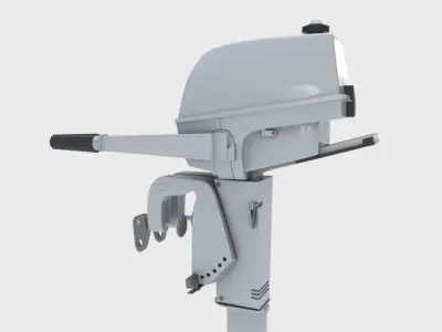 Outboard 3HP 3D model