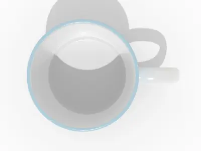 Winter Mug Free 3D model