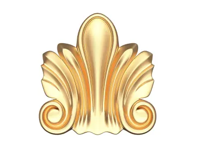 Corbel Carved 03 Low-poly 3D model