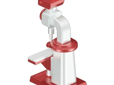 Engineering Milling Toy 3D model