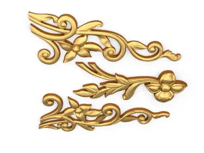 Classic decor ornament 131 3D model