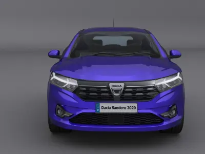 dacia sandero 2020 3D model