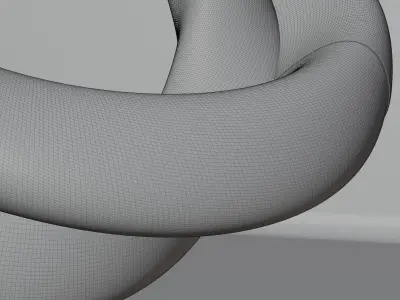 Chromium Tori 3D model