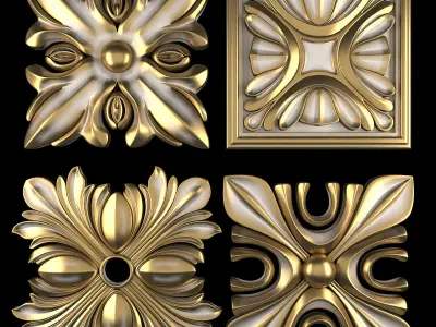 Ornament Element Pack 23 3D model