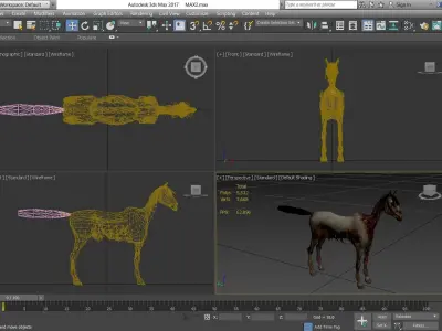 Horse - C4 3D model