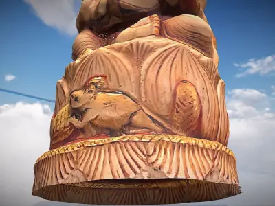 Character - Ganesha Statue 3D print model