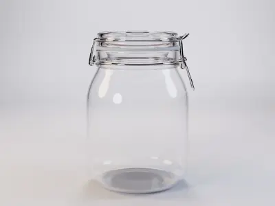 IKEA Korken Jar 34 oz Low-poly 3D model
