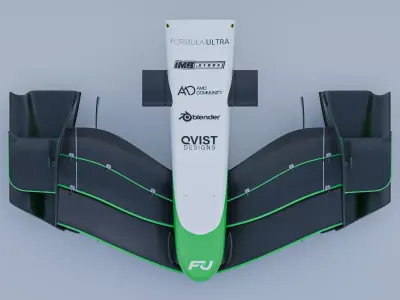 F1 2026 front wing - FU26 issue 10 3D model